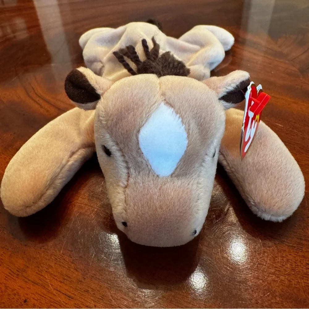 Vintage Ty Beanie Baby Derby Horse PE Pellets 5th Gen Tags